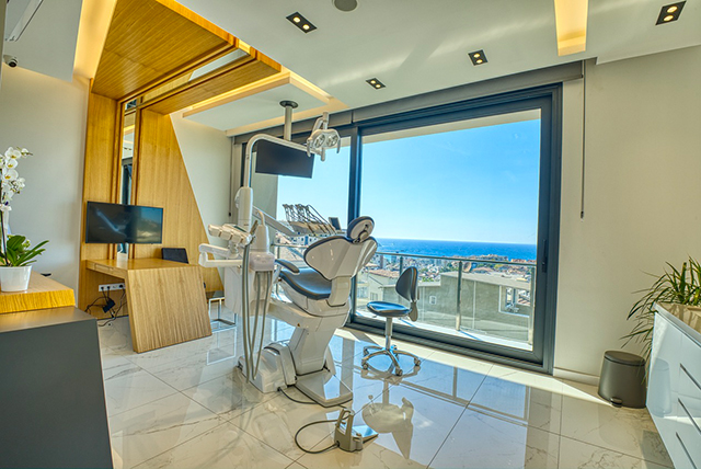 Orthodontics patient office room