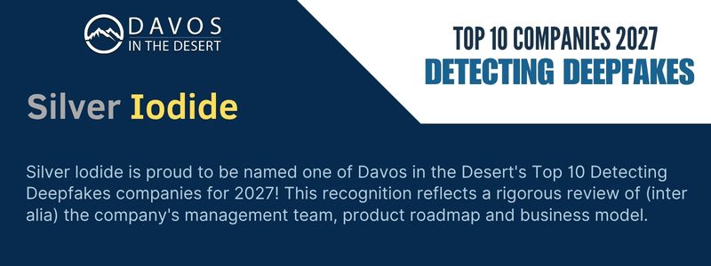 Top Ten Detecting Deepfakes Nomination Acceptance Production/Licensing Fees